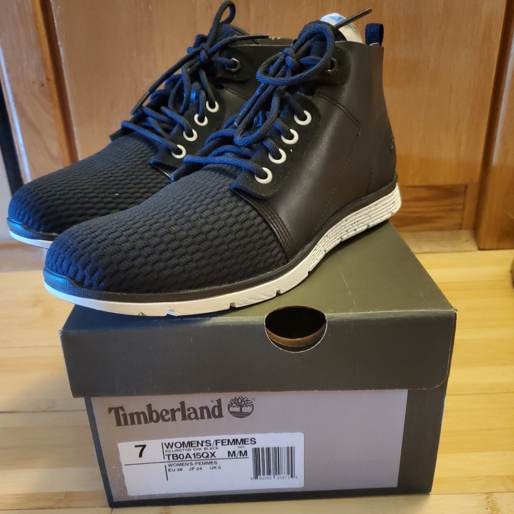Timberland Killington chukka sneakers women size 7 black